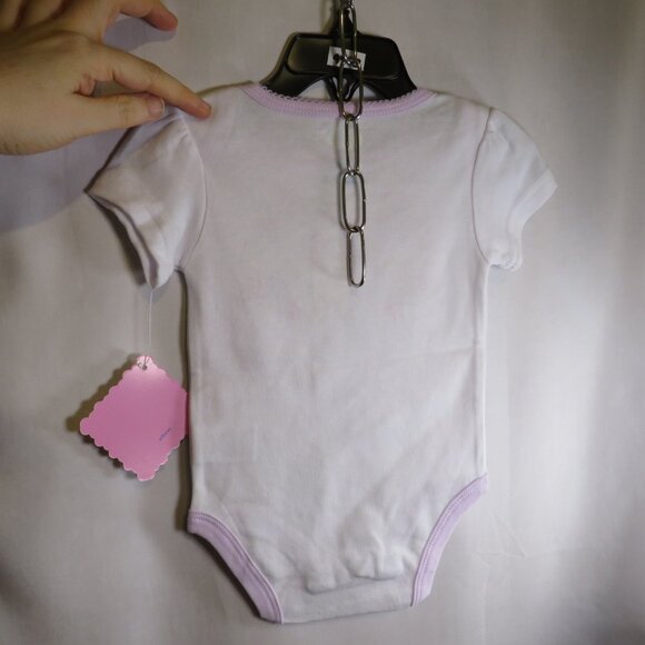 Baby Winnie the Pooh & Piglet bodysuit 3-6mts embroidered 100% cotton NWT - Picture 2 of 10